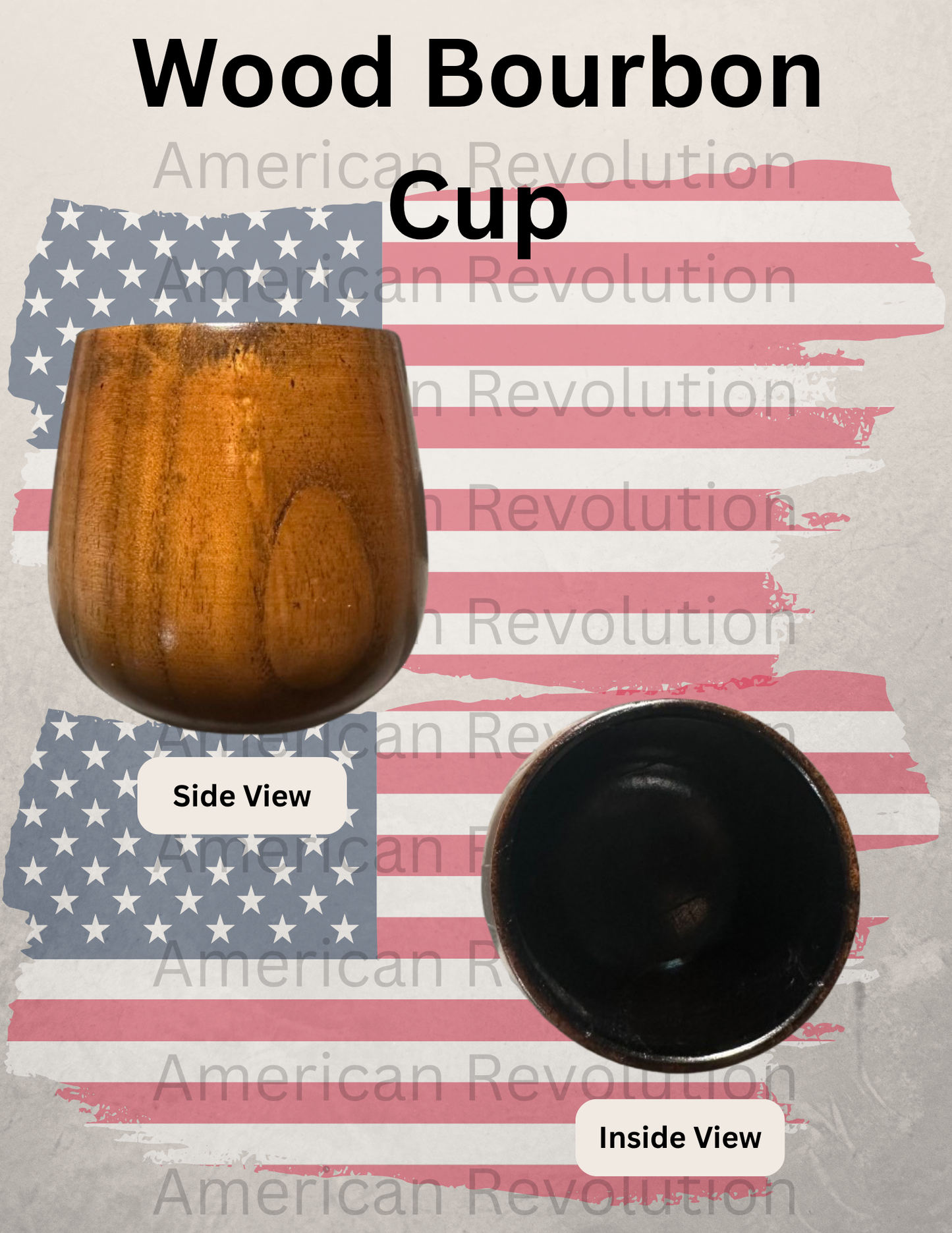 Wood Bourbon Cup