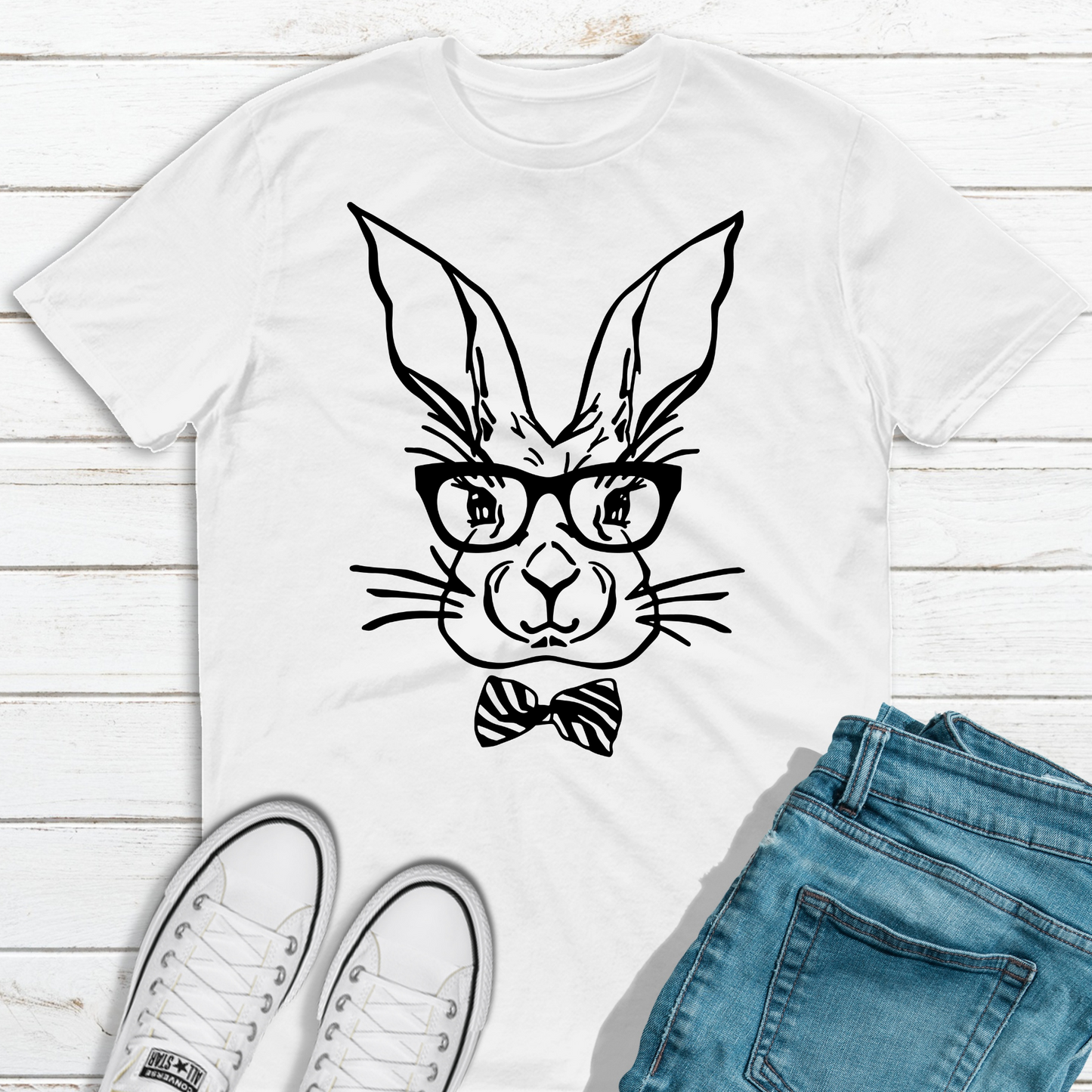 Easter Bunny with Glasses