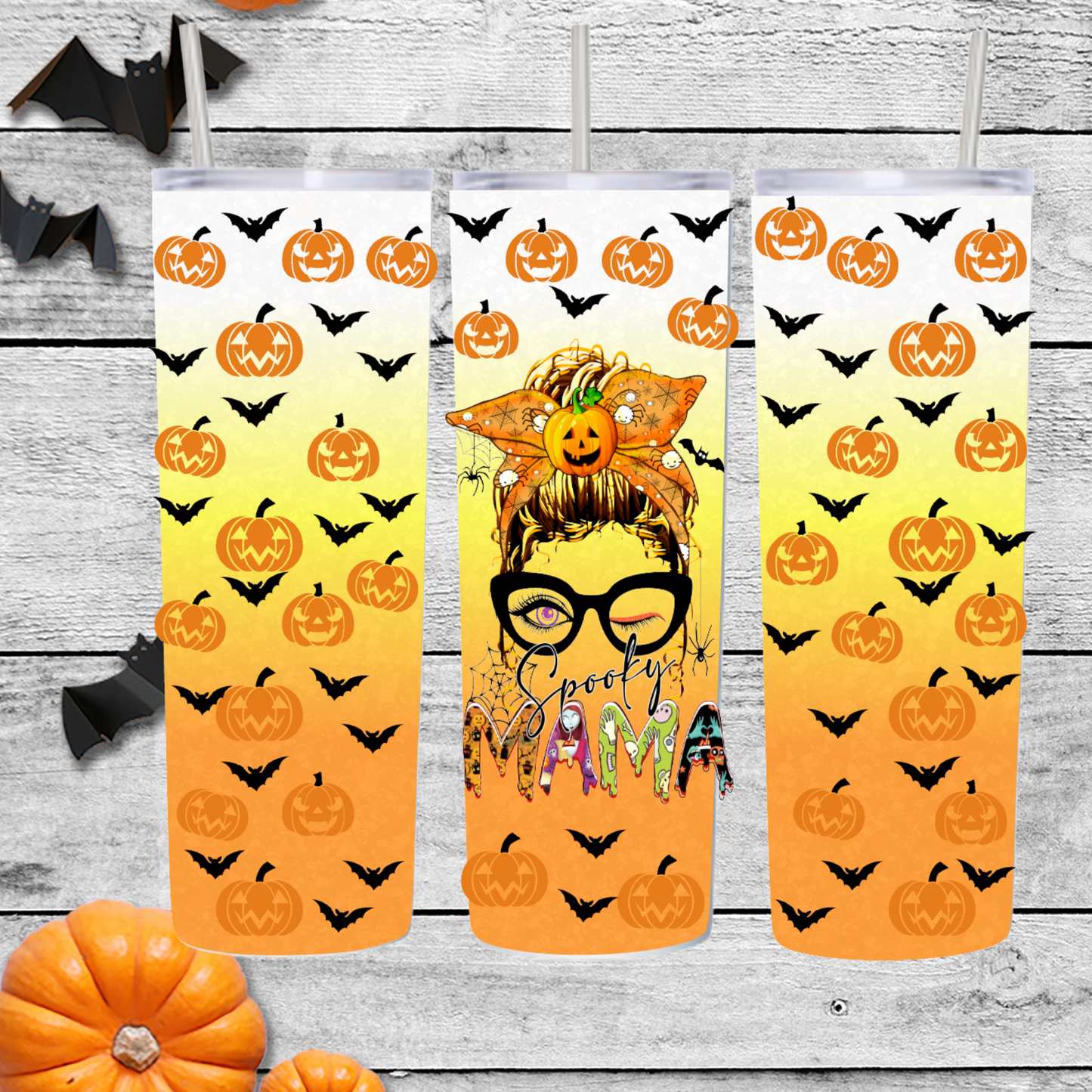 Spooky Mama 20oz Sublimated Tumbler,