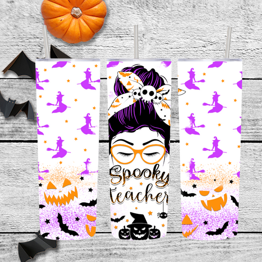 Spooky Teacher Tumbler
